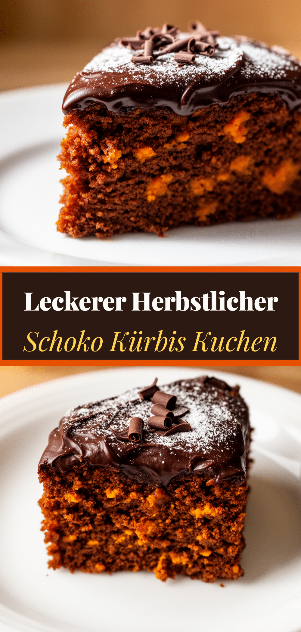 Herbstlicher Schoko-Kürbis-Kuchen: 3 Zutaten & Easy Rezept 5 Herbstlicher Schoko-Kürbis-Kuchen recipe