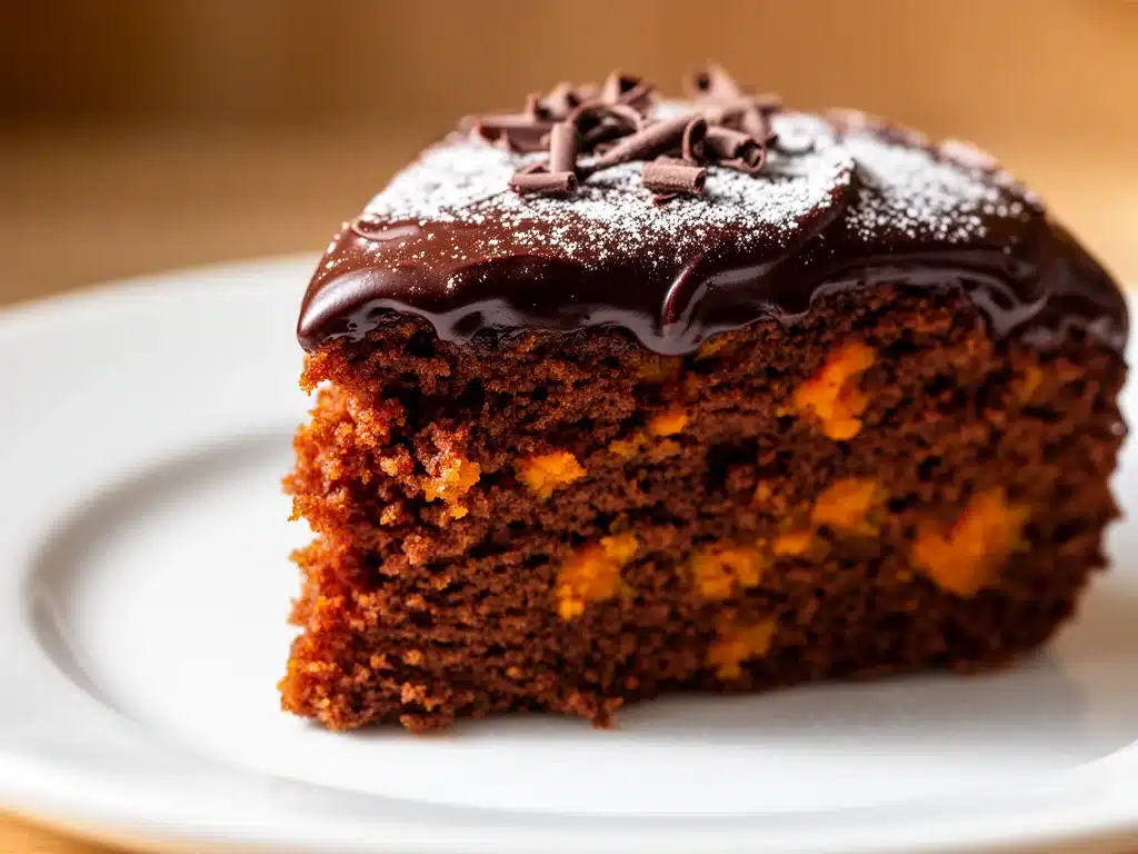 Herbstlicher Schoko-Kürbis-Kuchen - featured image
