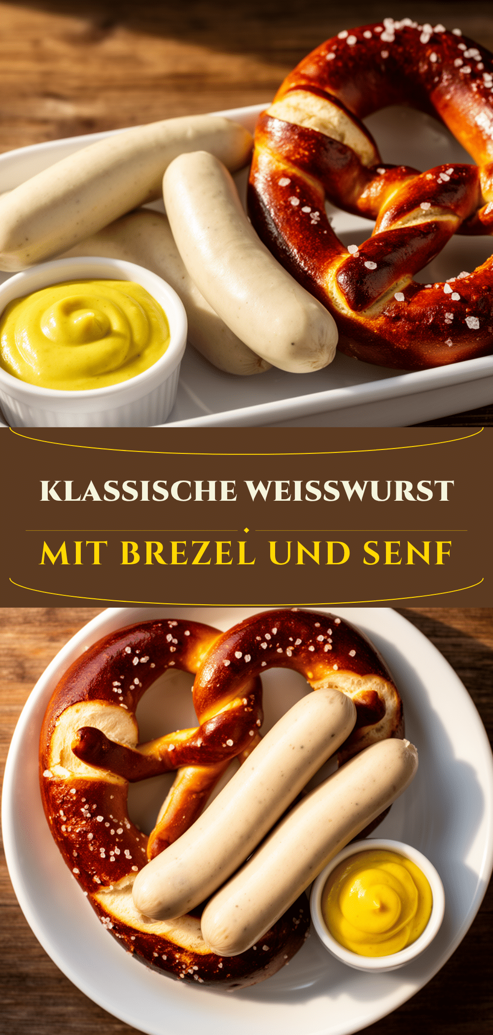 Klassische Weißwurst mit Brezel und Senf – Das perfekte Rezept 5 Klassische Weißwurst mit Brezel und Senf recipe