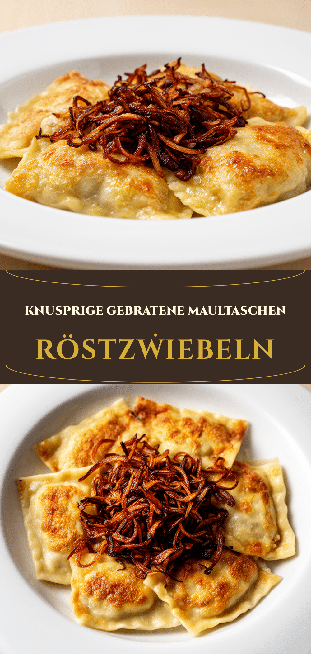 Knusprige Gebratene Maultaschen mit Röstzwiebeln: 5 Min. Rezept 5 Knusprige Gebratene Maultaschen mit Röstzwiebeln recipe