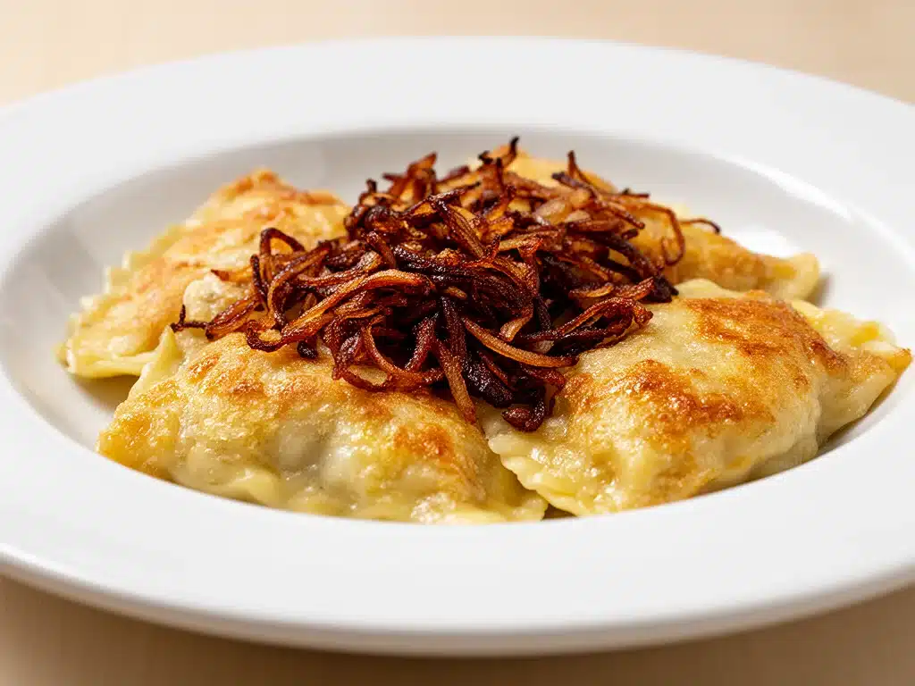 Knusprige Gebratene Maultaschen mit Röstzwiebeln - featured image