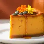 Kürbis-Cheesecake ohne Boden - featured image