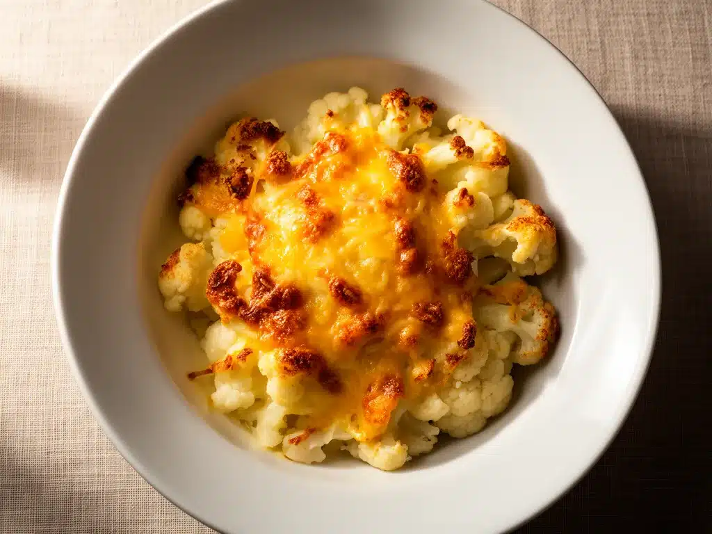 Low-Carb Blumenkohl-Käsegratin: Das perfekte Rezept 4 Low-Carb Blumenkohl-Käsegratin preparation steps