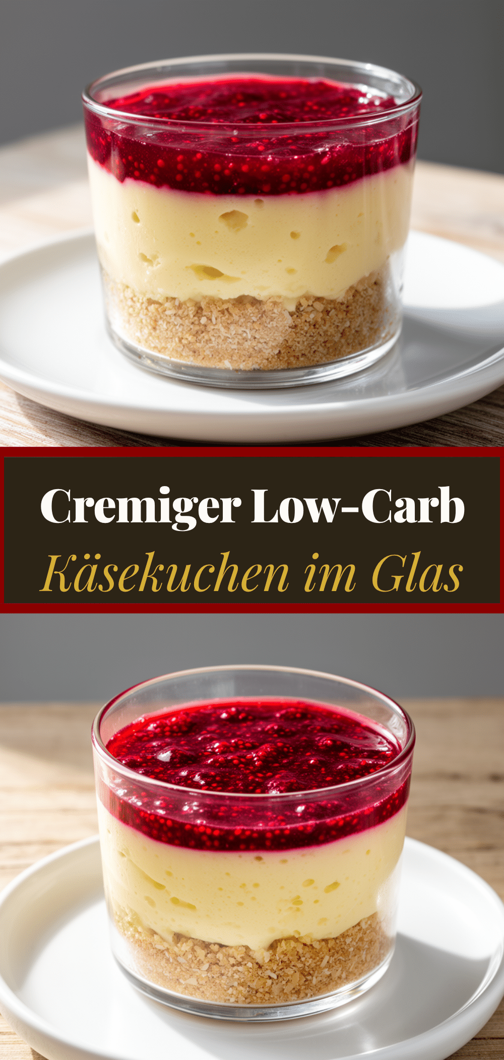 Low-Carb Käsekuchen im Glas: Das perfekte Rezept 5 Low-Carb Käsekuchen im Glas recipe