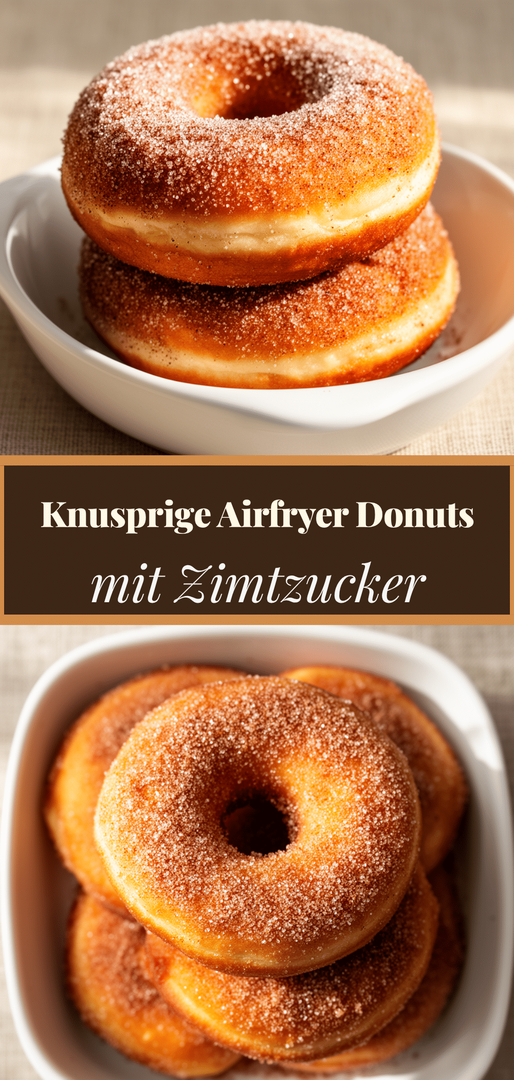 Luftige Airfryer Donuts: 15 Min. Zimtzucker-Rezept 5 Luftige Airfryer Donuts recipe