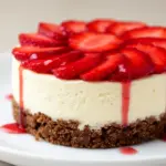 No-Bake-Erdbeer-Käsekuchen - featured image