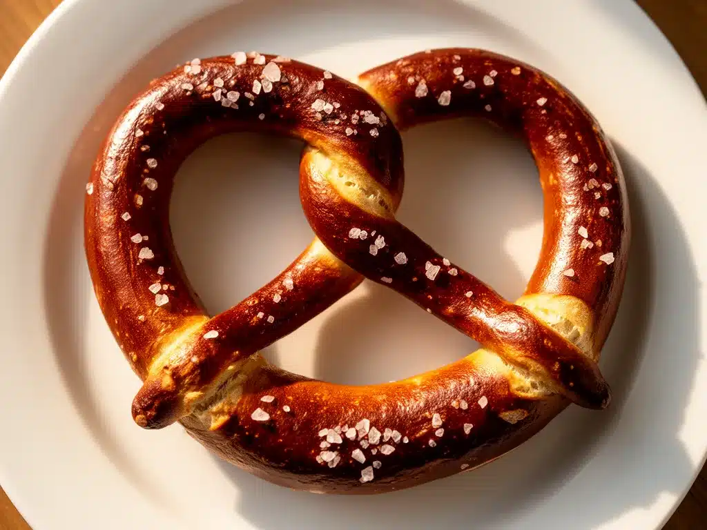Original Oktoberfest Brezeln: Einfach Laugenteig 4 Original Oktoberfest Brezeln mit Laugenteig preparation steps