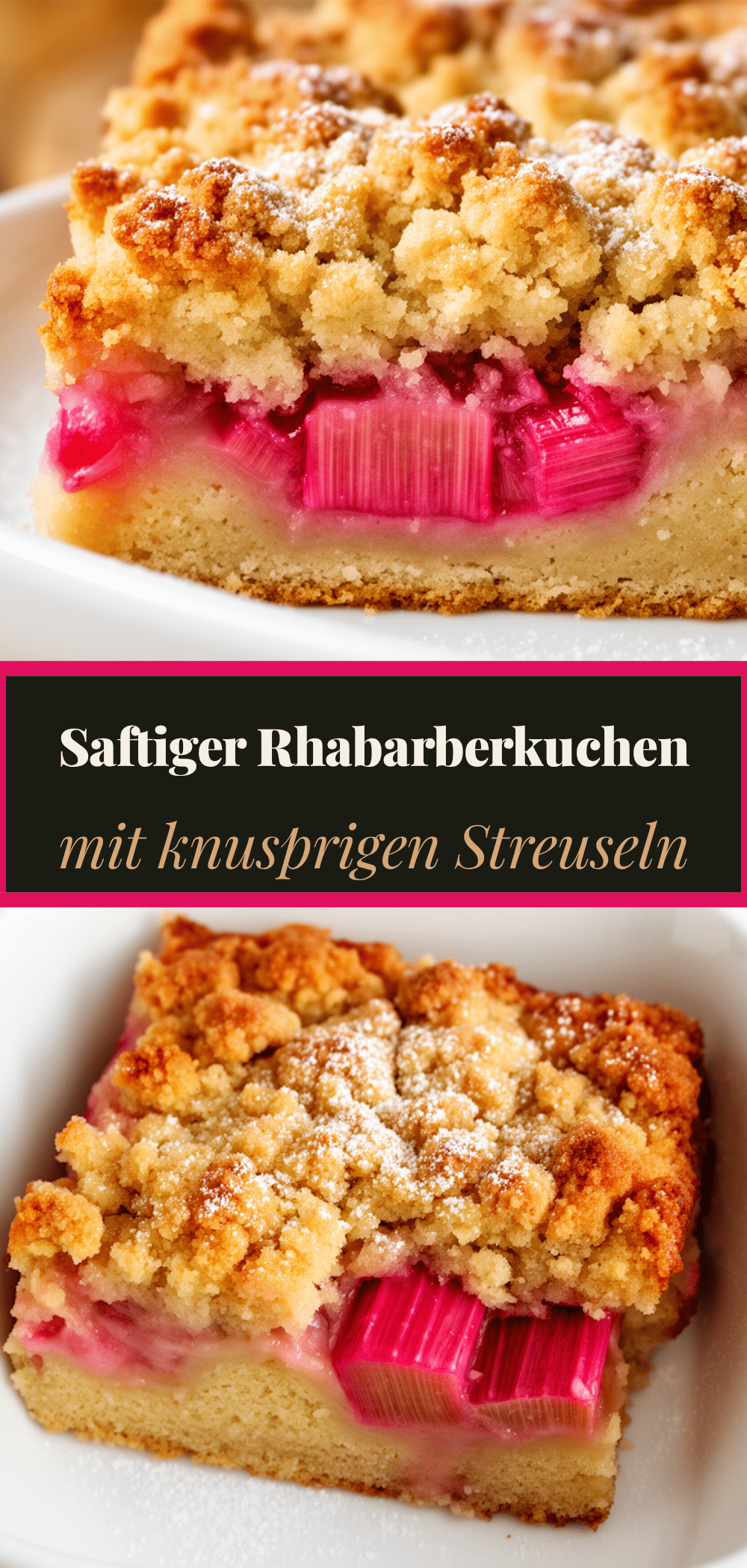 Saftiger Rhabarberkuchen: Der einfachste Sommerkuchen 5 saftiger Rhabarberkuchen mit Streuseln recipe