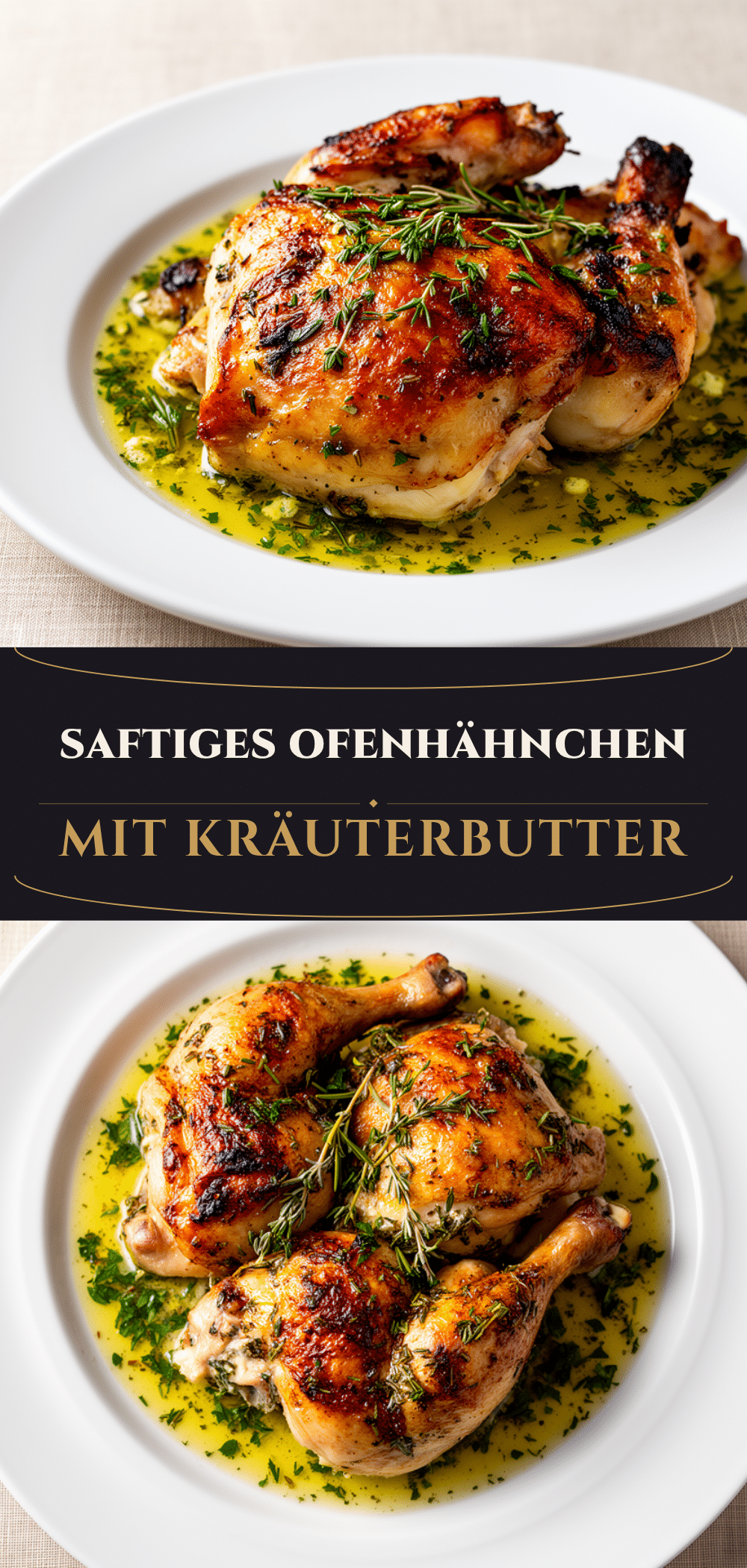 Saftiges Ofenhähnchen mit Kräuterbutter: Das perfekte Abendessen 5 Saftiges Ofenhähnchen mit Kräuterbutter recipe