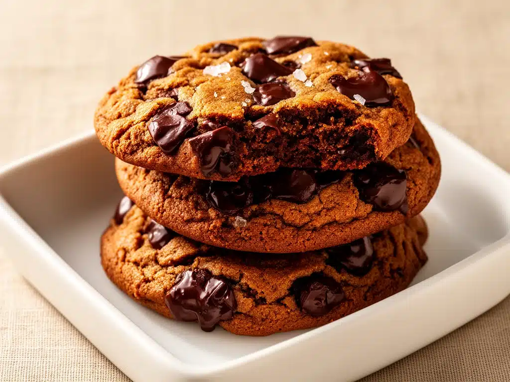 Schoko-Cookies mit brauner Butter - featured image