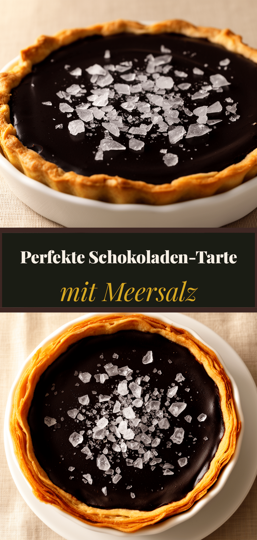 Schokoladen-Tarte mit Meersalz: Die Cremigste & Einfachste 5 Schokoladen-Tarte mit Meersalz recipe