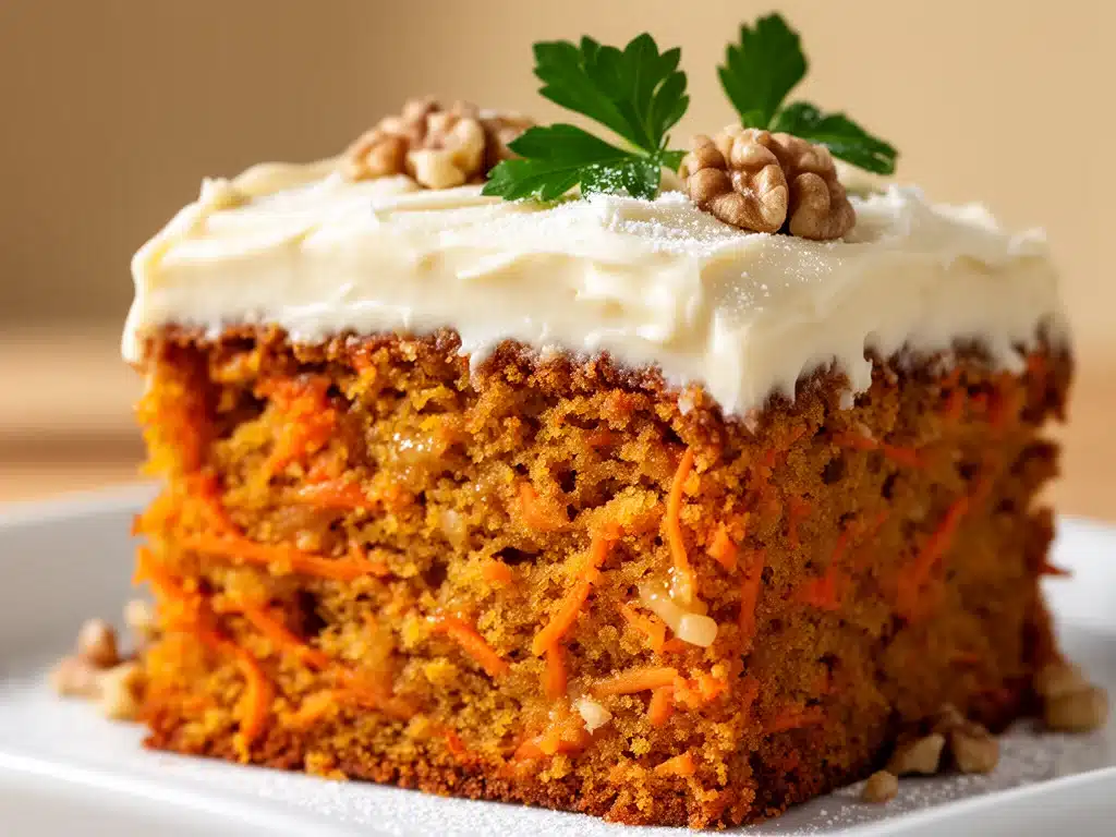 ultra-saftiger Karottenkuchen - featured image