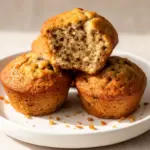 vegane Bananenmuffins ohne Zucker - featured image