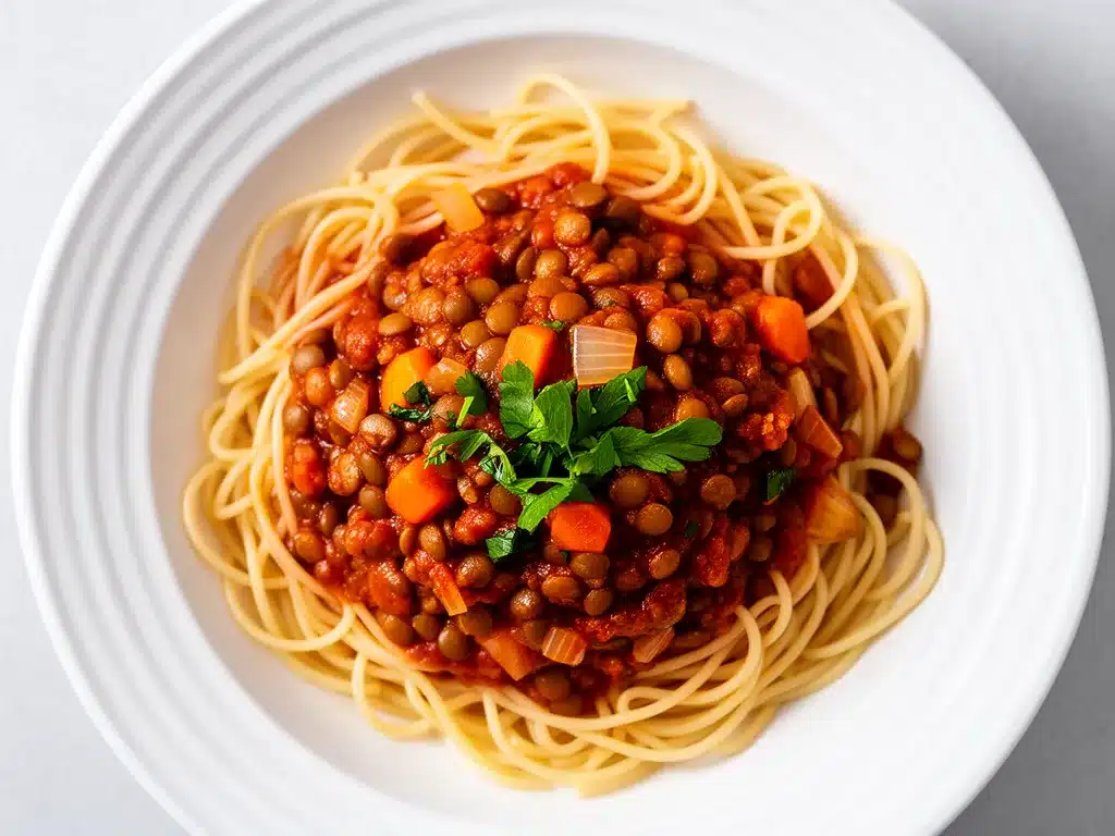 Vegetarische Linsenbolognese: 5 einfache Tipps 4 Vegetarische Linsenbolognese preparation steps