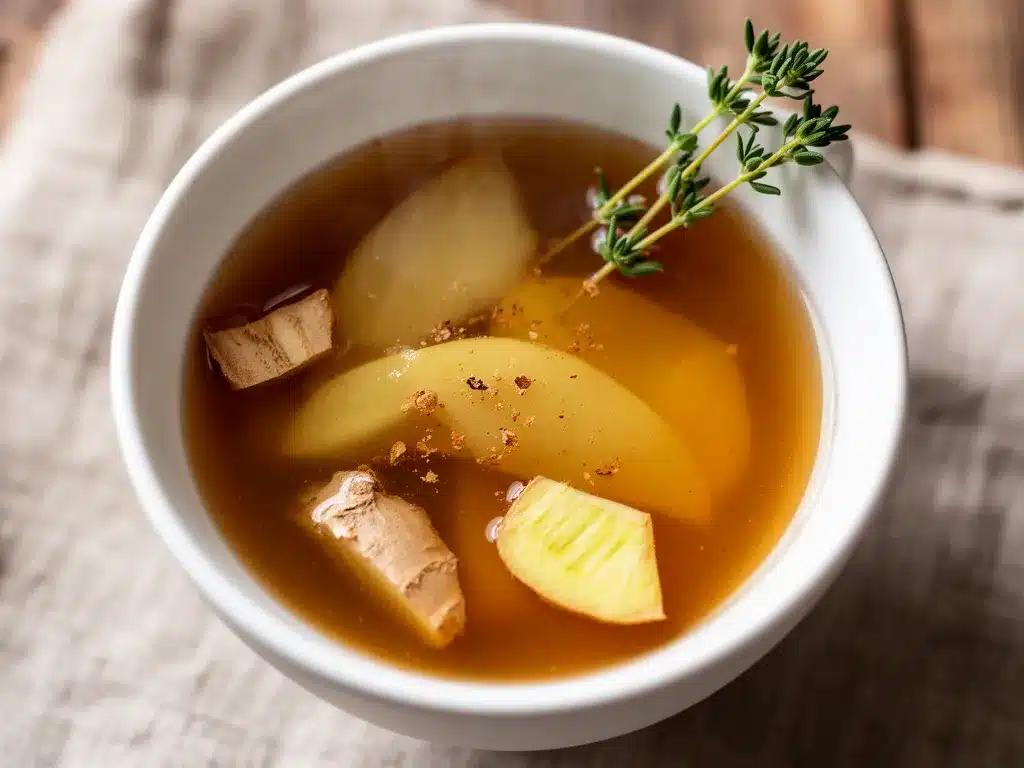 Wärmender Erntedank Birnen Ingwer Tee: Bestes Rezept 4 Wärmender Erntedank Birnen Ingwer Tee preparation steps