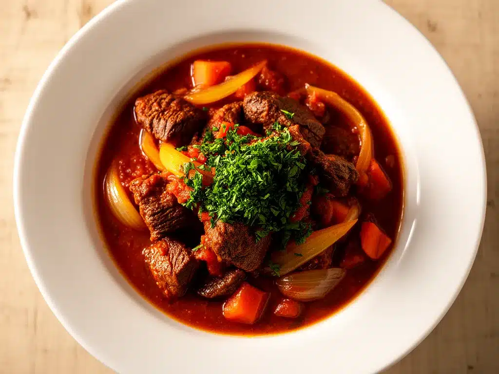 Zartes Rindergulasch: 30 Min im Instant Pot 4 Zartes Rindergulasch Instant Pot preparation steps