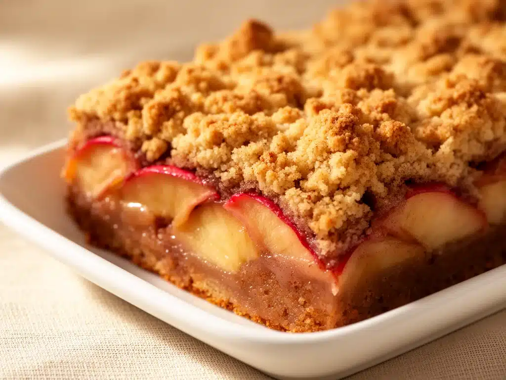 Zimtiger Apfelkuchen mit Streuseln - featured image