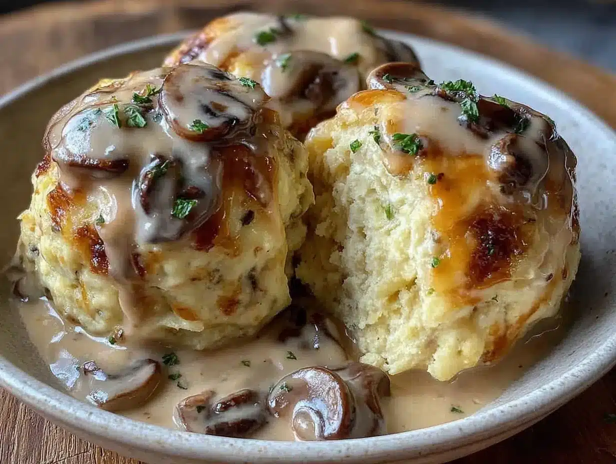 Bayerische Semmelknödel: Der Trick für perfekten Bräter 4 Bayerische Semmelknödel preparation steps