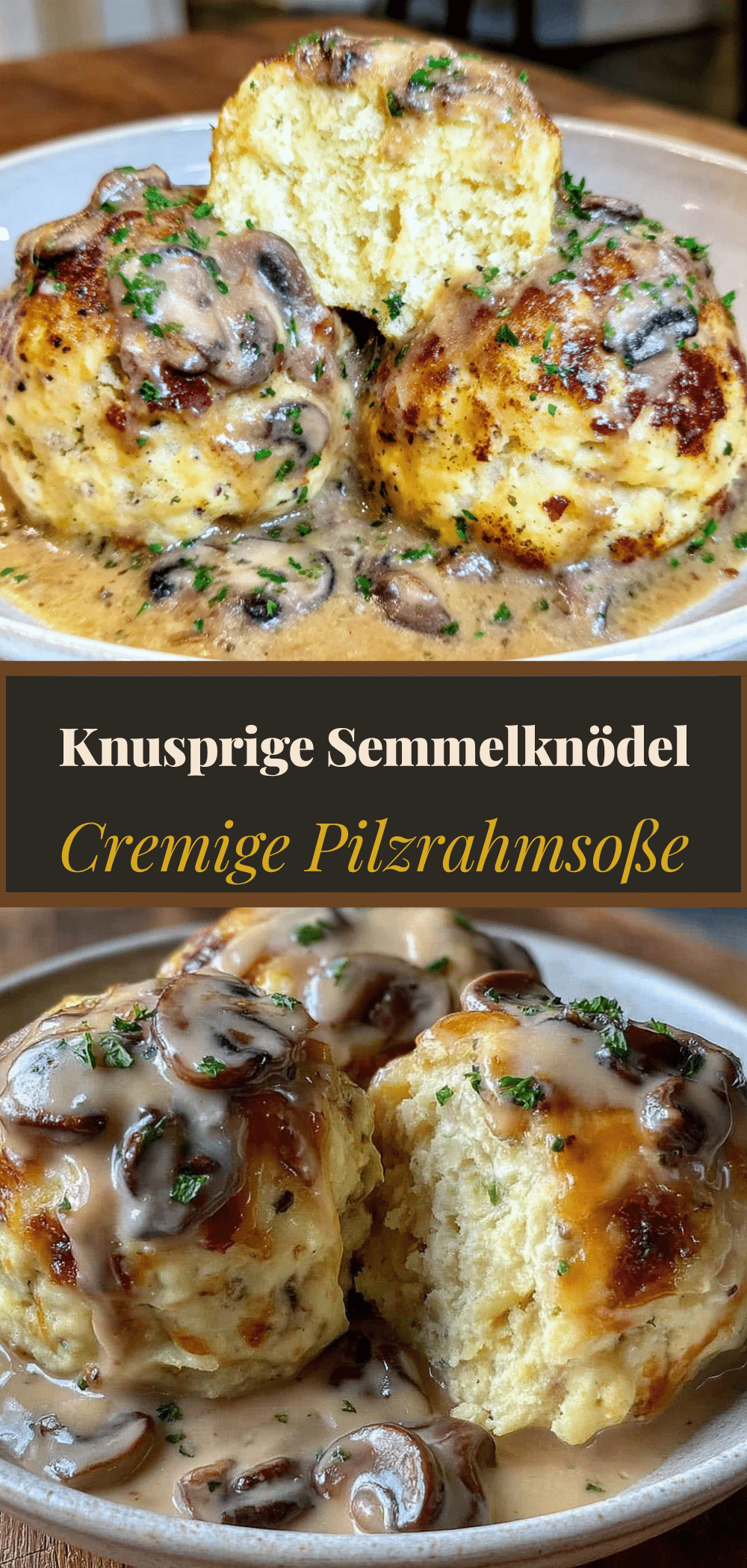 Bayerische Semmelknödel: Der Trick für perfekten Bräter 5 Bayerische Semmelknödel recipe