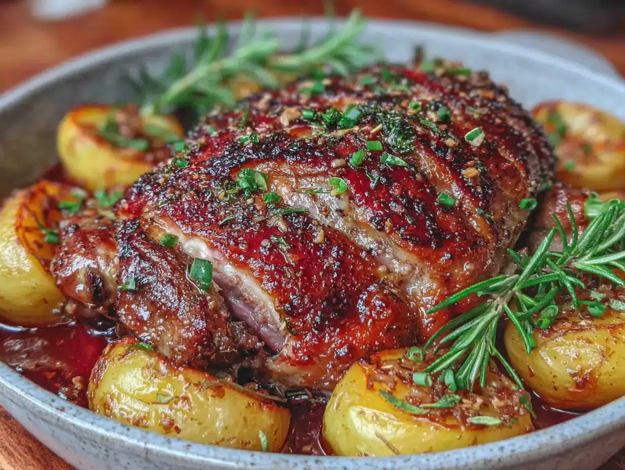 Gänsebraten im Ofen mit Äpfeln & Beifuß: Einfach, perfekt 4 Gänsebraten im Ofen mit Äpfeln und Beifuß preparation steps