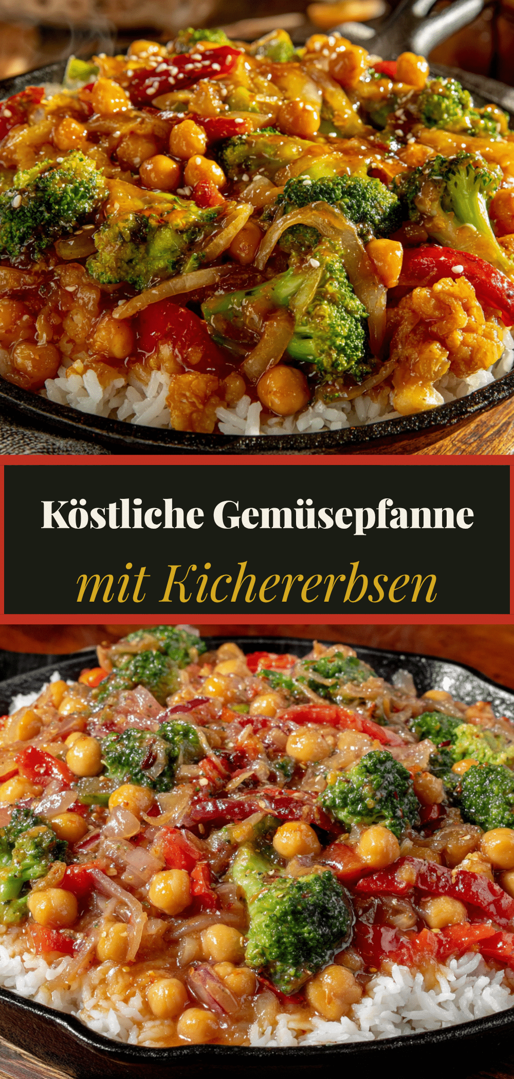 Günstige Gemüsepfanne mit Kichererbsen: Oma’s Art 5 günstige Gemüsepfanne mit Kichererbsen recipe