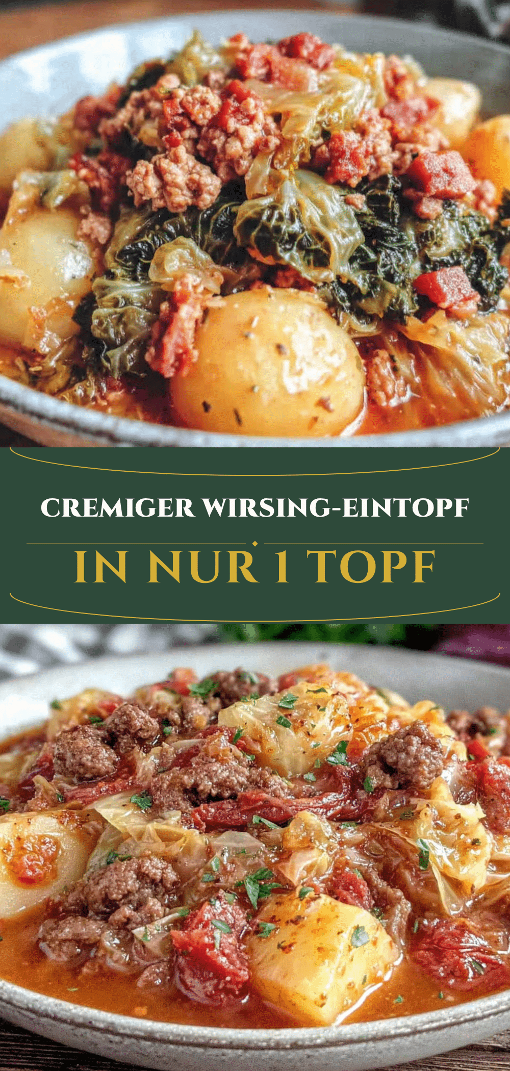 Günstiger Wirsing-Eintopf: 1 Topf, Budget & Kids 5 günstiger Wirsing-Eintopf recipe