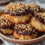 Haselnussplätzchen mit Schokoboden - featured image