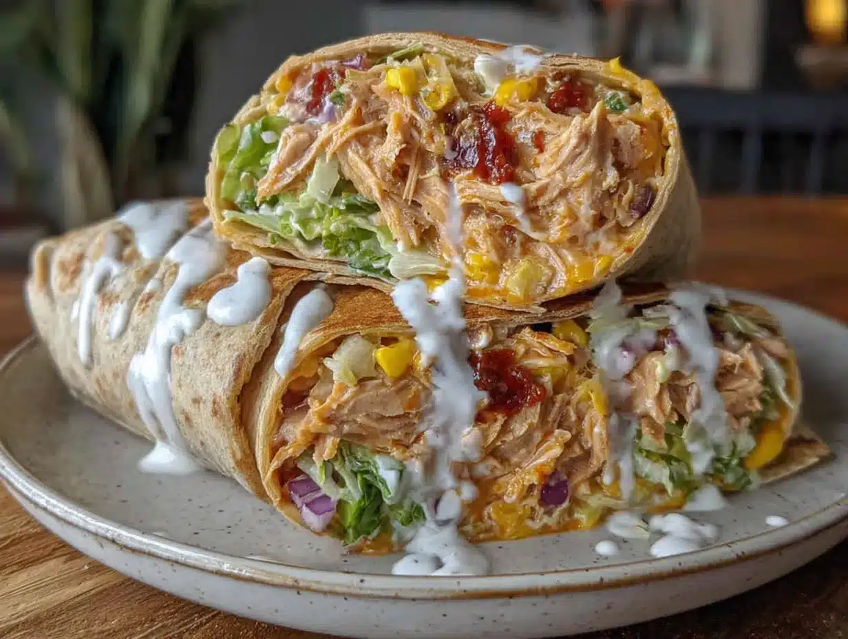 High-Protein Thunfisch-Wraps: 4 Meal-Prep Portionen 4 High-Protein Thunfisch-Wraps preparation steps