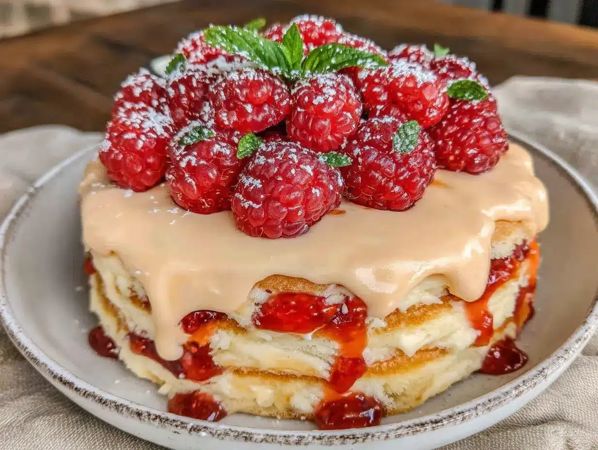 Himbeer-Joghurt-Torte: 5 Schritte für saftige Sommerfrische 4 Himbeer-Joghurt-Torte preparation steps