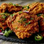 Knusprige Airfryer Hähnchenschenkel - featured image