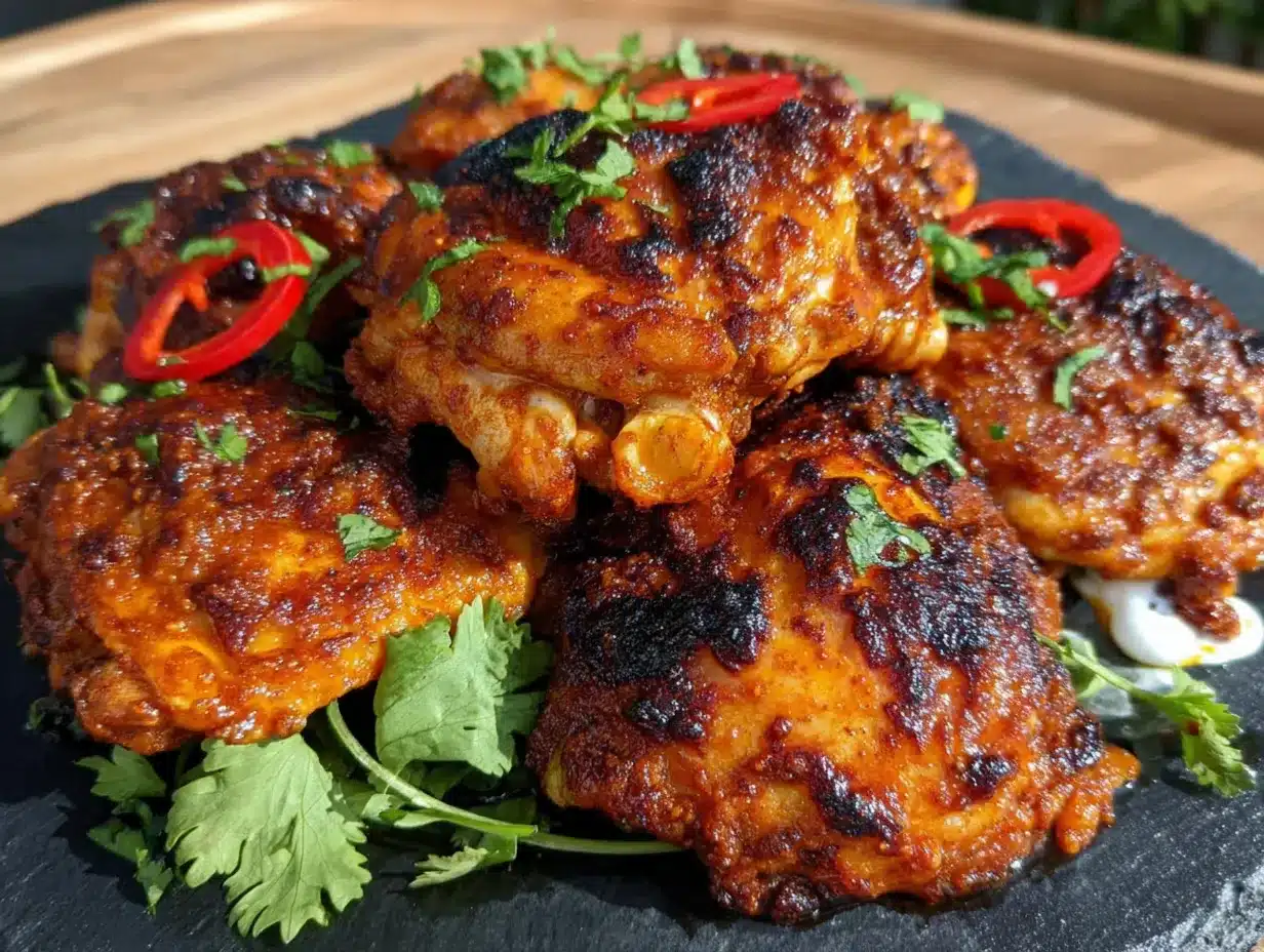 Knusprige Airfryer Hähnchenschenkel: Bestes Rezept für Gäste 4 Knusprige Airfryer Hähnchenschenkel preparation steps