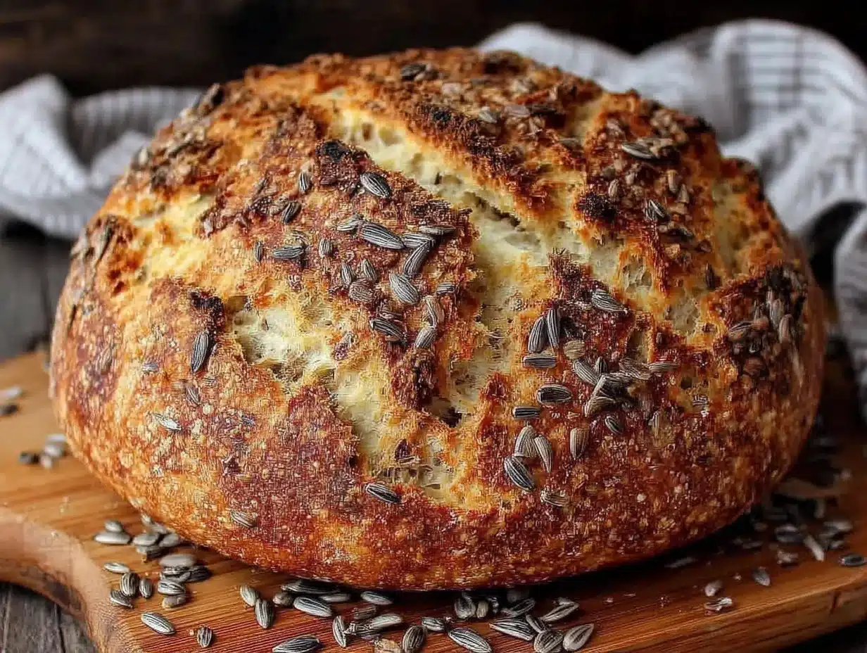 Knuspriges Dinkelbrot: 5 kinderleichte Schritte zum Backen 4 knuspriges Dinkelbrot preparation steps
