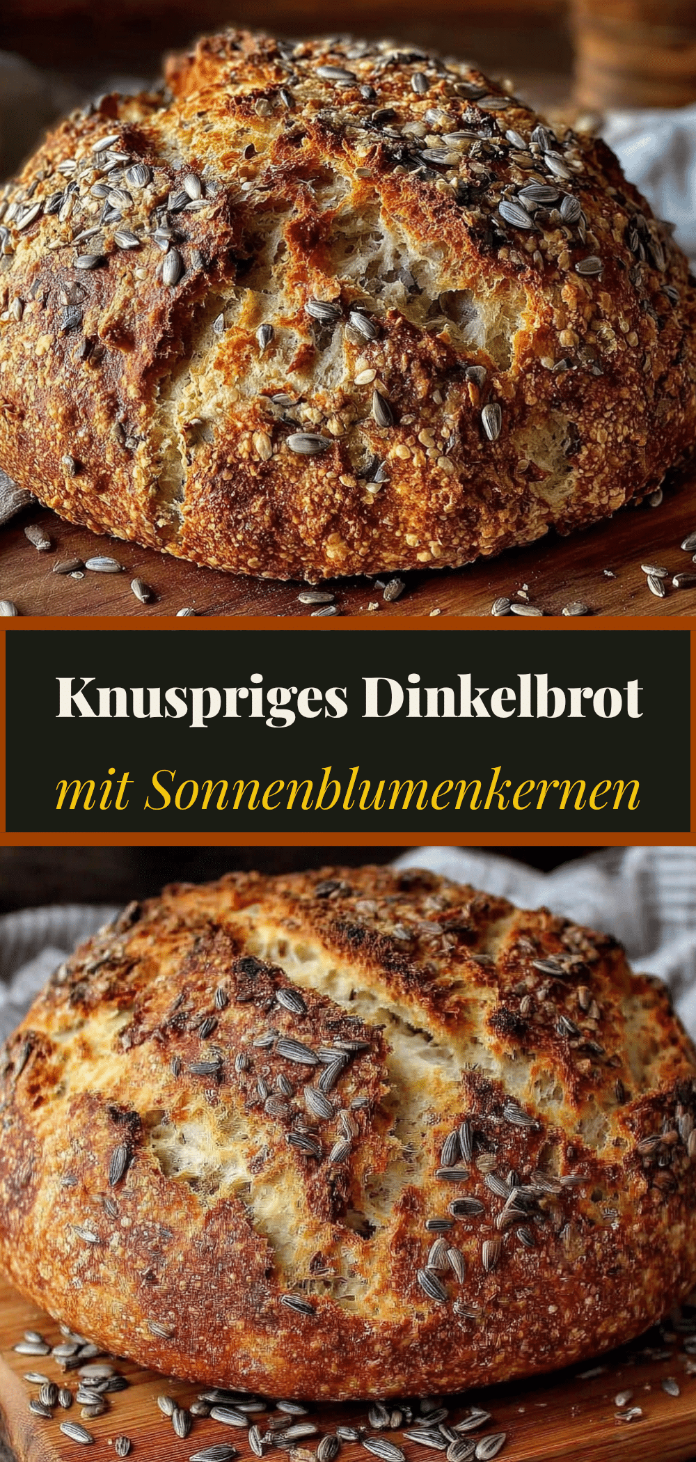 Knuspriges Dinkelbrot: 5 kinderleichte Schritte zum Backen 5 knuspriges Dinkelbrot recipe