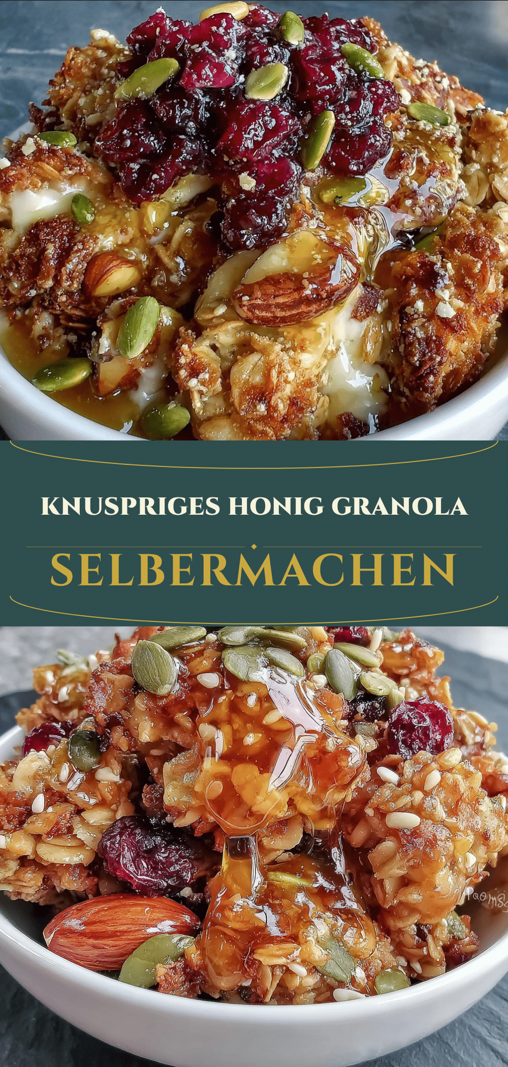 Knuspriges Granola mit Honig: 25 Min, keine Reste 5 knuspriges Granola mit Honig recipe