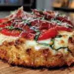 Low-Carb Pizza mit Quark-Öl-Teig - featured image