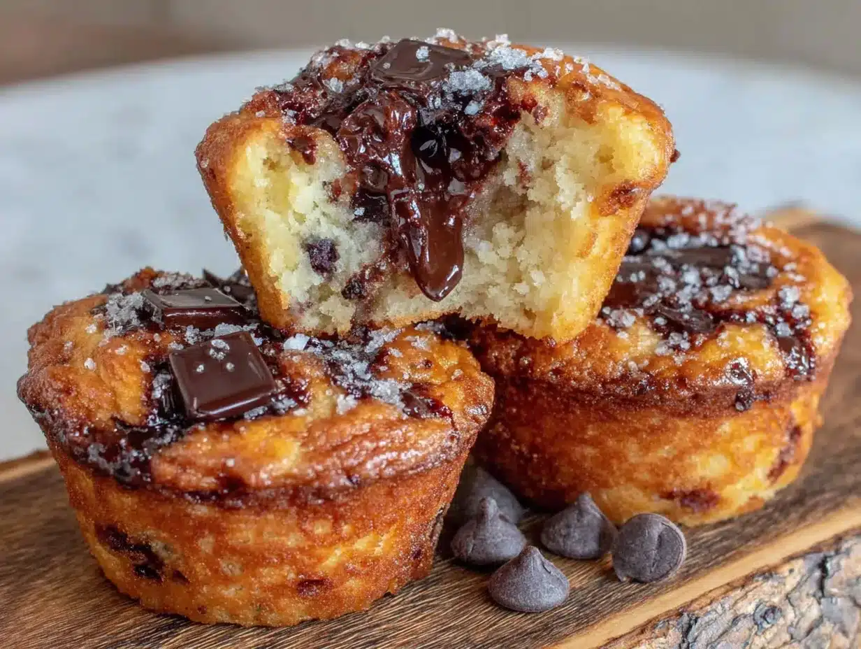 Muffins mit Schokostückchen: 4 Wochenportionen 4 Muffins mit Schokostückchen preparation steps