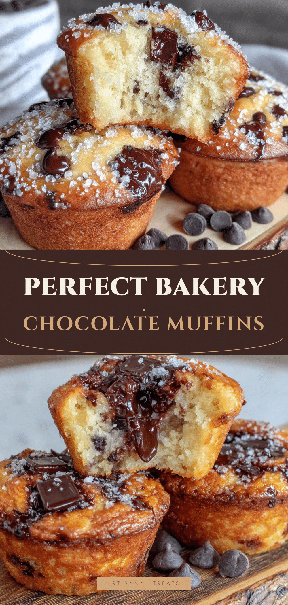 Muffins mit Schokostückchen: 4 Wochenportionen 5 Muffins mit Schokostückchen recipe