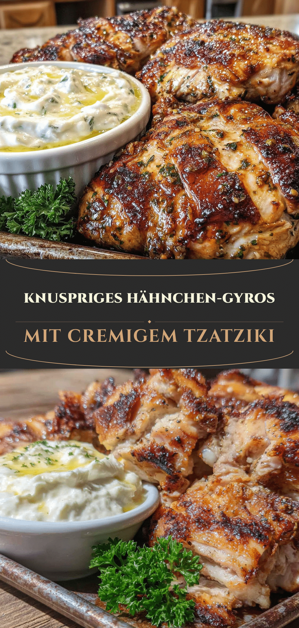 Ofen-Hähnchen-Gyros mit Tzatziki: 30 Min. Perfekt 5 Ofen-Hähnchen-Gyros recipe