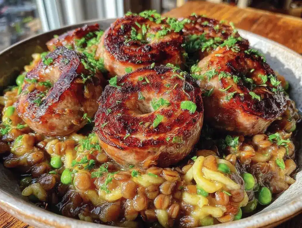 Schwäbische Linsen mit Spätzle - featured image