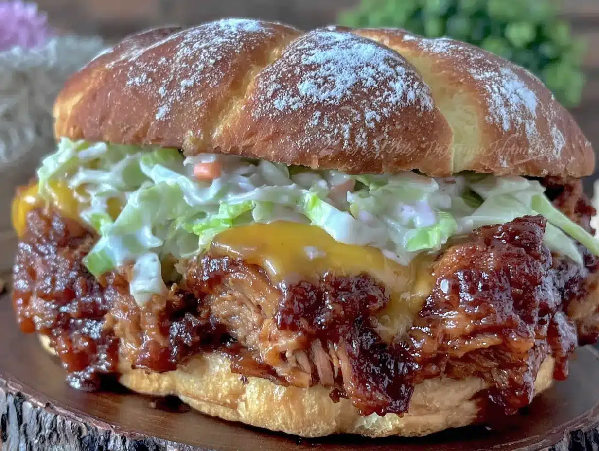Zarter Slow Cooker Pulled Pork Burger: 5 Schritte zum Traum 4 Slow Cooker Pulled Pork Burger preparation steps