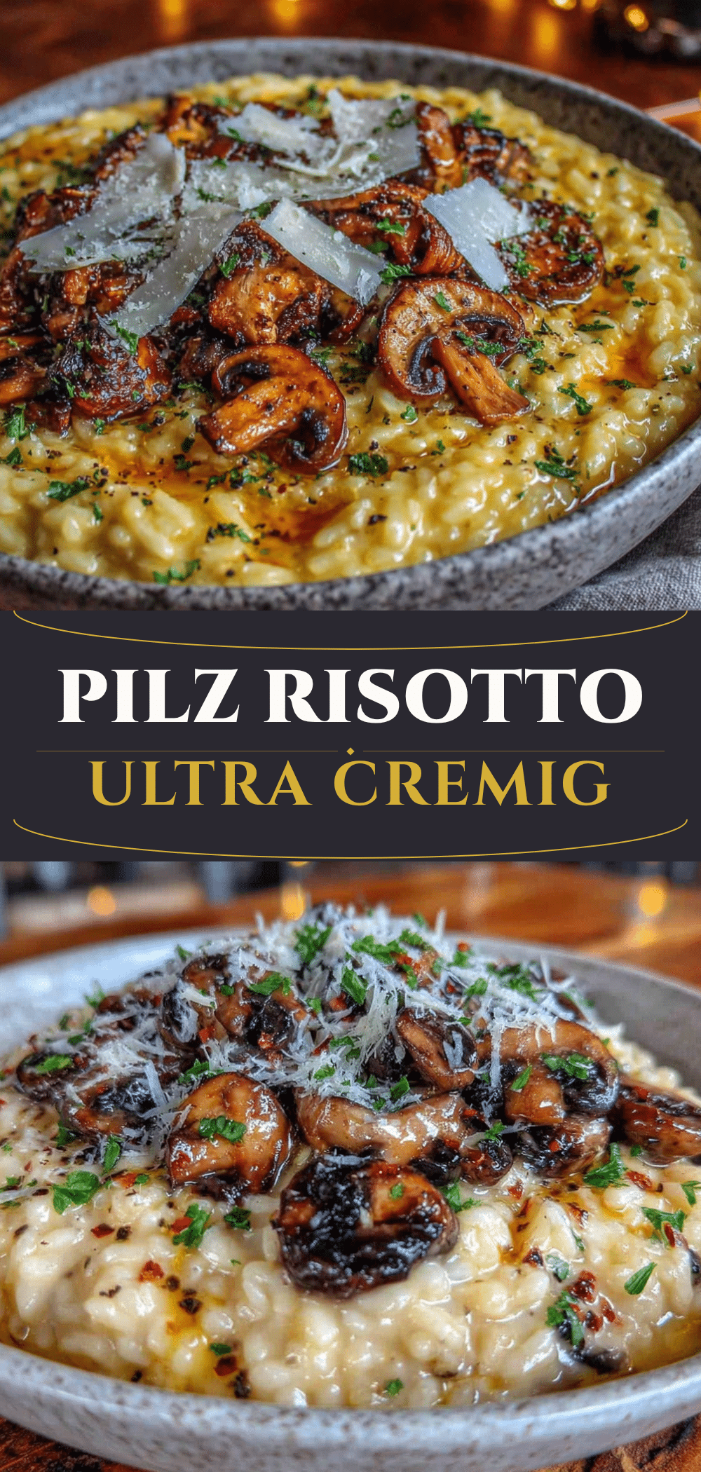 Thermomix Risotto Pilz Parmesan: 1 Cremiges Rezept für Dich 5 Thermomix Risotto Pilz Parmesan recipe