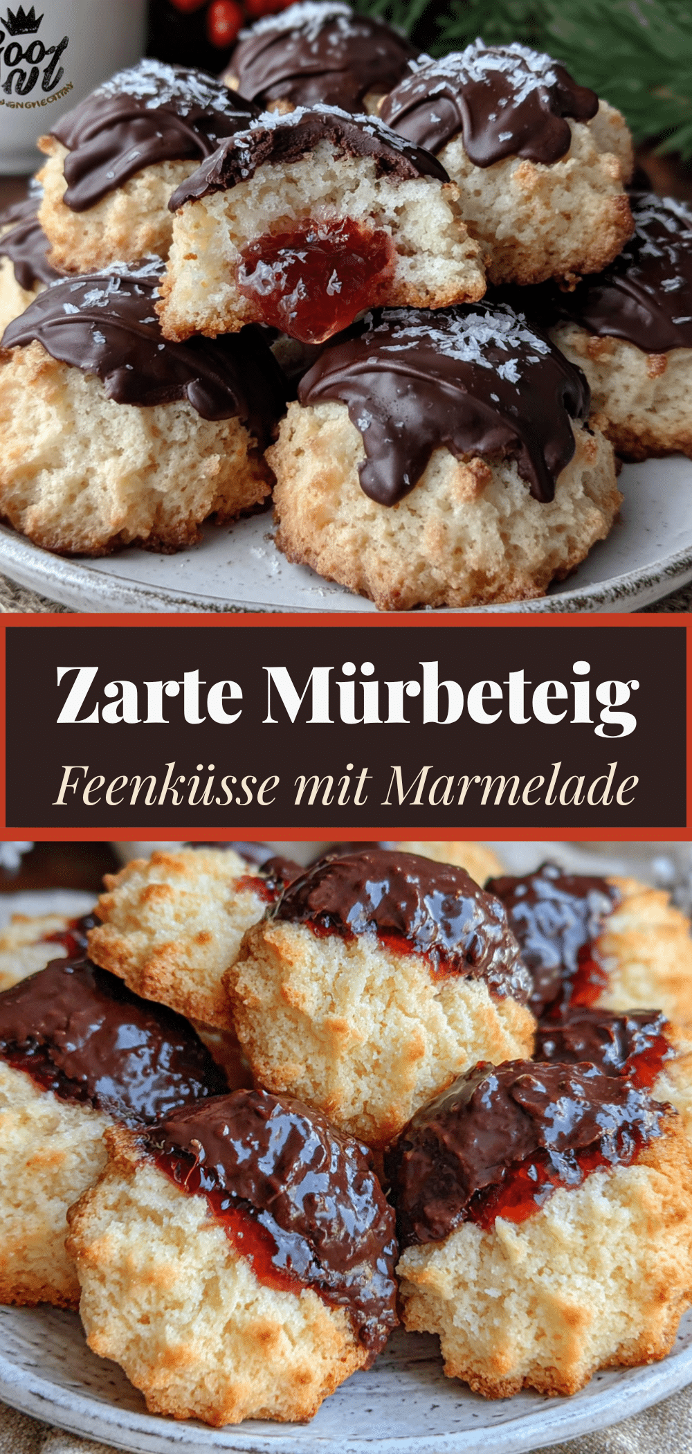 Weihnachts Feenküsse: 1 Trick für zarte Mürbeteig-Klassiker 5 Weihnachts Feenküsse recipe