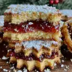 Weihnachts-Linzer-Plätzchen - featured image