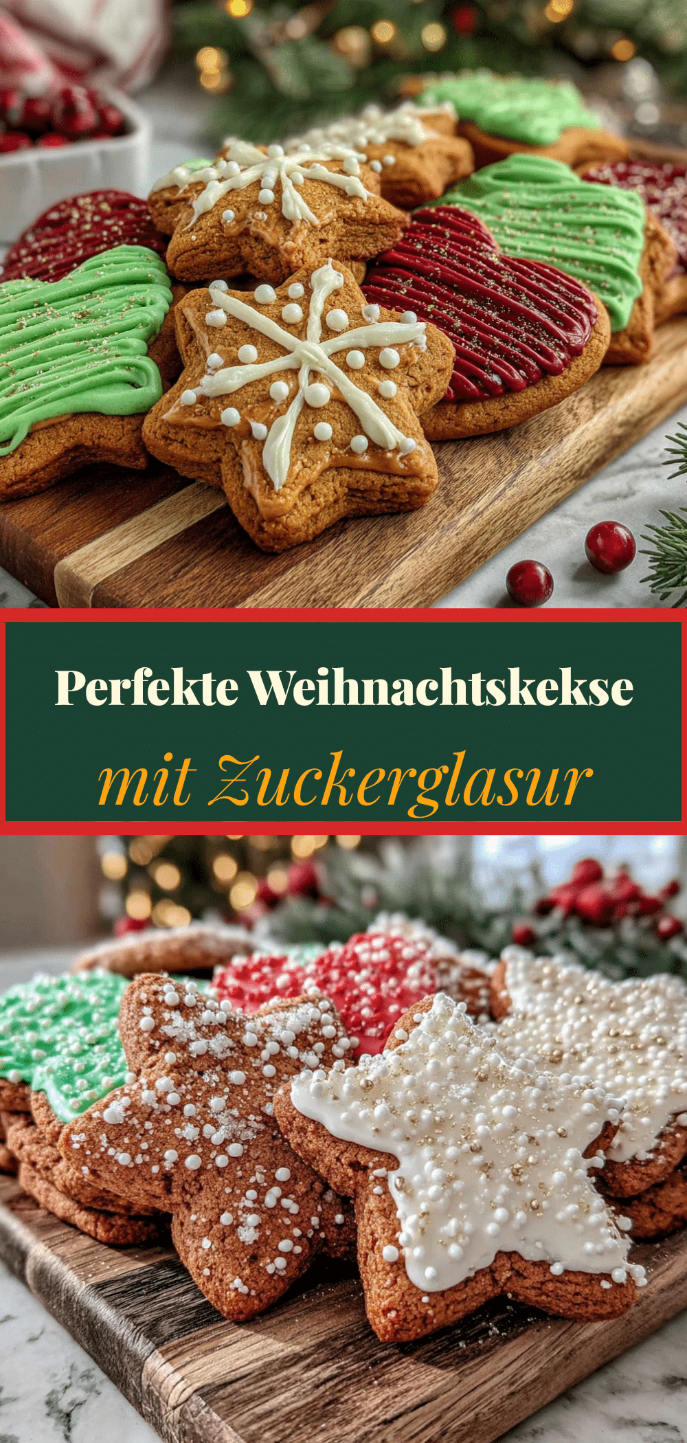 Weihnachtskekse mit Zuckerglasur: Perfekt für Anfänger 5 Weihnachtskekse mit Zuckerglasur recipe